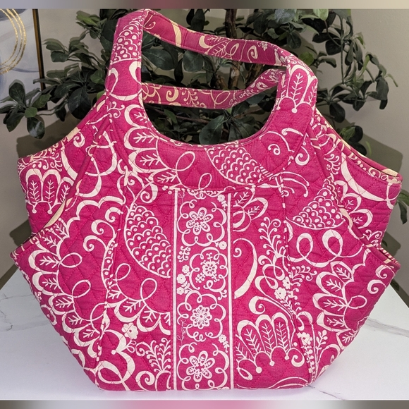 ❤️SALE❤️Vera Bradley Pink Patterned Handbag - Picture 3 of 12